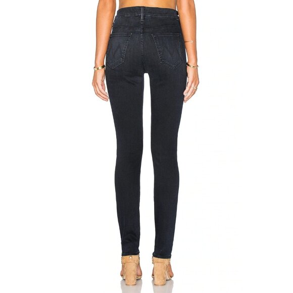 Mother High Waisted Looker Skinny Jeans in Blackbird Size 27 - Picture 2 of 11
